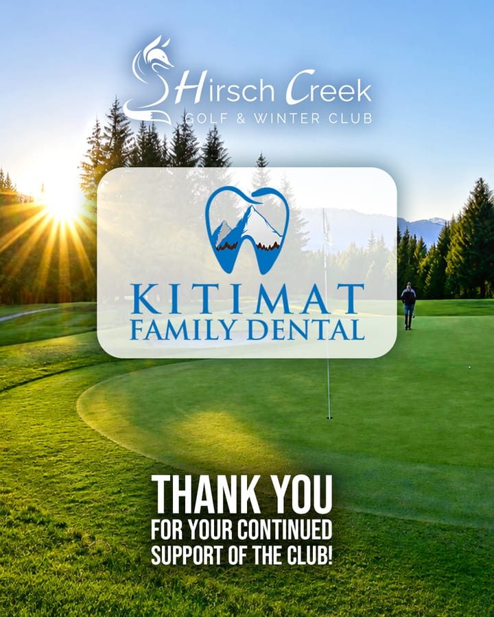 Thank you to Kitimat Family Dental — 2026 league sponsor